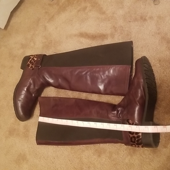 Stuart Weitzman 50/50 Adjustables Leather Tall boots - Picture 10 of 16